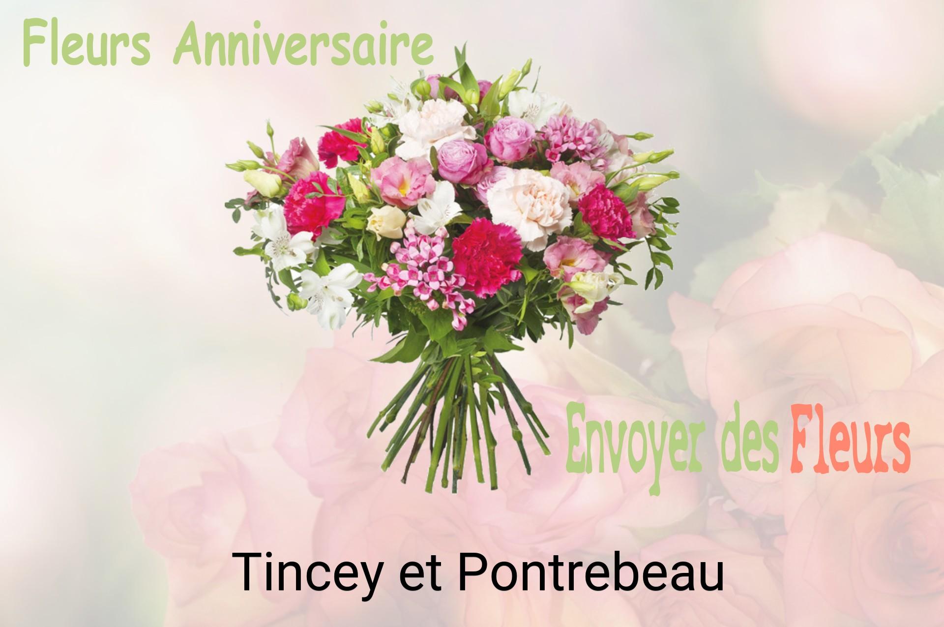 Bouquet de fleurs d’anniversaire livré à Tincey-et-Pontrebeau