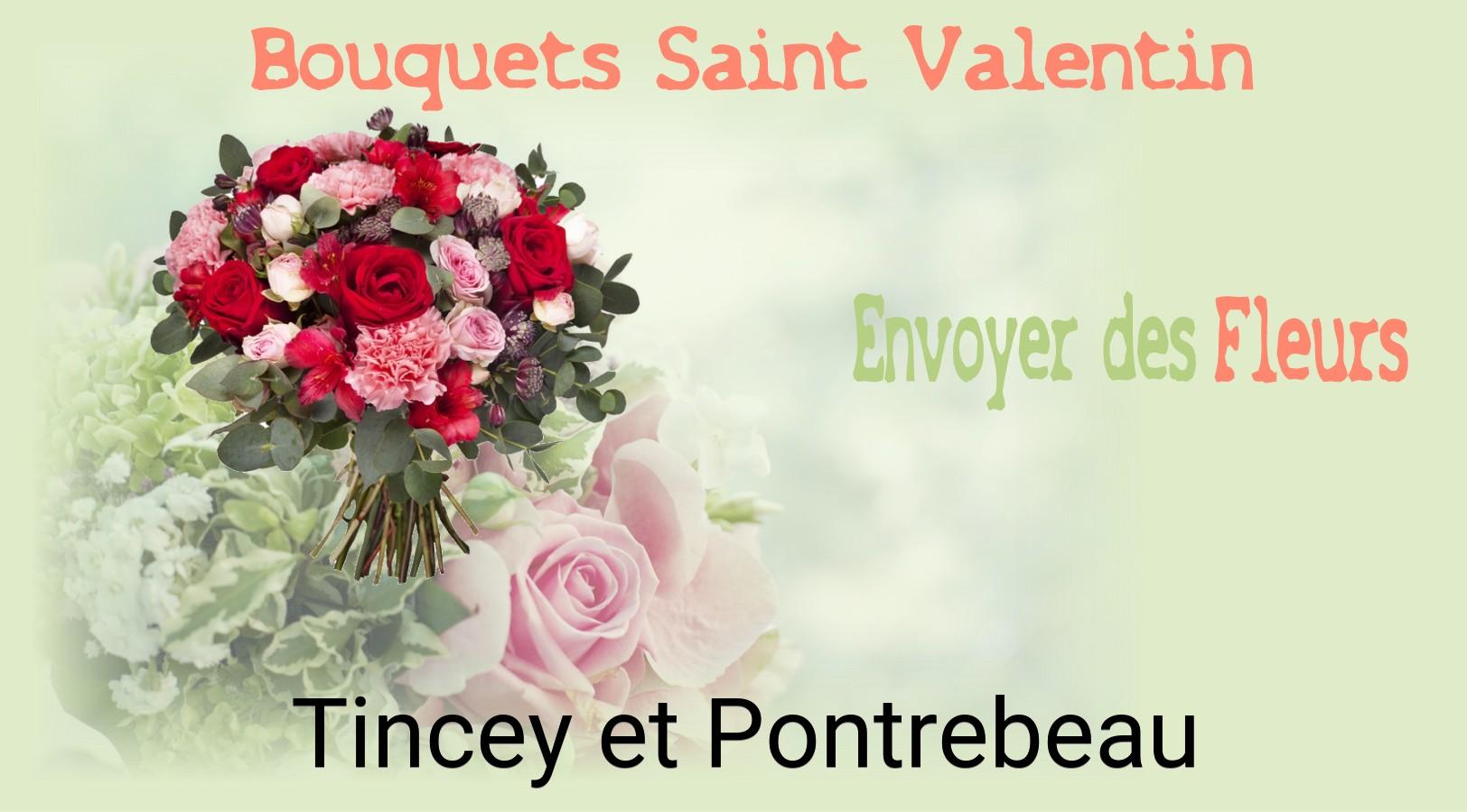 Roses de Saint-Valentin livrées à Tincey-et-Pontrebeau